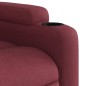 vidaXL Relaxsessel mit Aufstehhilfe Weinrot Stoff vidaXL Relaxsessel mit Aufstehhilfe Weinrot Stoff