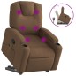 vidaXL Massagesessel mit Aufstehhilfe Braun Stoff vidaXL Massagesessel mit Aufstehhilfe Braun Stoff