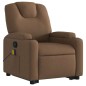 vidaXL Massagesessel mit Aufstehhilfe Braun Stoff vidaXL Massagesessel mit Aufstehhilfe Braun Stoff
