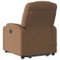 vidaXL Massagesessel mit Aufstehhilfe Braun Stoff vidaXL Massagesessel mit Aufstehhilfe Braun Stoff