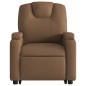 vidaXL Massagesessel mit Aufstehhilfe Braun Stoff vidaXL Massagesessel mit Aufstehhilfe Braun Stoff