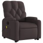 vidaXL Massagesessel mit Aufstehhilfe Dunkelbraun Stoff vidaXL Massagesessel mit Aufstehhilfe Dunkelbraun Stoff