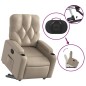 vidaXL Relaxsessel mit Aufstehhilfe Cappuccino-Braun Kunstleder vidaXL Relaxsessel mit Aufstehhilfe Cappuccino-Braun Kunstleder