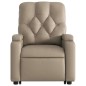vidaXL Relaxsessel mit Aufstehhilfe Cappuccino-Braun Kunstleder vidaXL Relaxsessel mit Aufstehhilfe Cappuccino-Braun Kunstleder