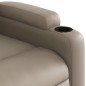 vidaXL Relaxsessel mit Aufstehhilfe Cappuccino-Braun Kunstleder vidaXL Relaxsessel mit Aufstehhilfe Cappuccino-Braun Kunstleder