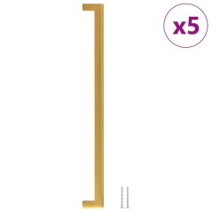 vidaXL Möbelgriffe 5 Stk. Golden 320 mm Edelstahl
