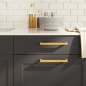 vidaXL Möbelgriffe 20 Stk. Golden 192 mm Edelstahl vidaXL Möbelgriffe 20 Stk. Golden 192 mm Edelstahl