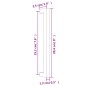 vidaXL Möbelgriffe 20 Stk. Golden 192 mm Edelstahl vidaXL Möbelgriffe 20 Stk. Golden 192 mm Edelstahl
