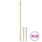 vidaXL Möbelgriffe 10 Stk. Golden 480 mm Edelstahl vidaXL Möbelgriffe 10 Stk. Golden 480 mm Edelstahl