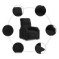 vidaXL Relaxsessel mit Aufstehhilfe Schwarz Mikrofasergewebe vidaXL Relaxsessel mit Aufstehhilfe Schwarz Mikrofasergewebe