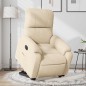 vidaXL Relaxsessel mit Aufstehhilfe Elektrisch Creme Mikrofasergewebe vidaXL Relaxsessel mit Aufstehhilfe Elektrisch Creme Mikrofasergewebe