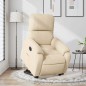 vidaXL Relaxsessel mit Aufstehhilfe Elektrisch Creme Mikrofasergewebe vidaXL Relaxsessel mit Aufstehhilfe Elektrisch Creme Mikrofasergewebe