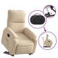 vidaXL Relaxsessel mit Aufstehhilfe Elektrisch Creme Mikrofasergewebe vidaXL Relaxsessel mit Aufstehhilfe Elektrisch Creme Mikrofasergewebe
