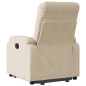vidaXL Relaxsessel mit Aufstehhilfe Elektrisch Creme Mikrofasergewebe vidaXL Relaxsessel mit Aufstehhilfe Elektrisch Creme Mikrofasergewebe