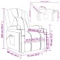 vidaXL Massagesessel Anthrazit Kunstleder vidaXL Massagesessel Anthrazit Kunstleder