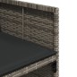 vidaXL 5-tlg. Garten-Essgruppe mit Kissen Grau Poly Rattan vidaXL 5-tlg. Garten-Essgruppe mit Kissen Grau Poly Rattan