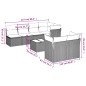 vidaXL 8-tlg. Garten-Sofagarnitur mit Kissen Hellgrau Poly Rattan vidaXL 8-tlg. Garten-Sofagarnitur mit Kissen Hellgrau Poly Rattan