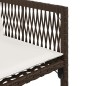 vidaXL Gartenstühle mit Kissen 4 Stk. Braun Poly Rattan vidaXL Gartenstühle mit Kissen 4 Stk. Braun Poly Rattan