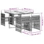vidaXL 5-tlg. Garten-Essgruppe mit Kissen Beigemischung Poly Rattan vidaXL 5-tlg. Garten-Essgruppe mit Kissen Beigemischung Poly Rattan