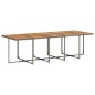 vidaXL 15-tlg. Garten-Essgruppe mit Kissen Grau Poly Rattan vidaXL 15-tlg. Garten-Essgruppe mit Kissen Grau Poly Rattan