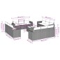 vidaXL 13-tlg. Garten-Sofagarnitur mit Kissen Hellgrau Poly Rattan vidaXL 13-tlg. Garten-Sofagarnitur mit Kissen Hellgrau Poly Rattan