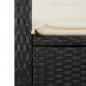 vidaXL 9-tlg. Garten-Essgruppe mit Kissen Schwarz Poly Rattan vidaXL 9-tlg. Garten-Essgruppe mit Kissen Schwarz Poly Rattan