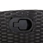 vidaXL 9-tlg. Garten-Essgruppe mit Kissen Schwarz Poly Rattan vidaXL 9-tlg. Garten-Essgruppe mit Kissen Schwarz Poly Rattan