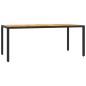 vidaXL 7-tlg. Garten-Essgruppe mit Kissen Schwarz Poly Rattan vidaXL 7-tlg. Garten-Essgruppe mit Kissen Schwarz Poly Rattan