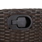 vidaXL 5-tlg. Garten-Essgruppe mit Kissen Braun Poly Rattan vidaXL 5-tlg. Garten-Essgruppe mit Kissen Braun Poly Rattan