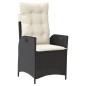 vidaXL 7-tlg. Garten-Essgruppe mit Kissen Schwarz Poly Rattan vidaXL 7-tlg. Garten-Essgruppe mit Kissen Schwarz Poly Rattan