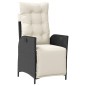 vidaXL 7-tlg. Garten-Essgruppe mit Kissen Schwarz Poly Rattan vidaXL 7-tlg. Garten-Essgruppe mit Kissen Schwarz Poly Rattan