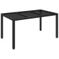 vidaXL 7-tlg. Garten-Essgruppe mit Kissen Schwarz Poly Rattan vidaXL 7-tlg. Garten-Essgruppe mit Kissen Schwarz Poly Rattan