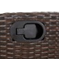 vidaXL 3-tlg. Garten-Essgruppe mit Kissen Braun Poly Rattan vidaXL 3-tlg. Garten-Essgruppe mit Kissen Braun Poly Rattan