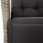 vidaXL 7-tlg. Garten-Essgruppe mit Kissen Hellgrau Poly Rattan vidaXL 7-tlg. Garten-Essgruppe mit Kissen Hellgrau Poly Rattan