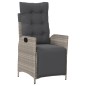 vidaXL 7-tlg. Garten-Essgruppe mit Kissen Hellgrau Poly Rattan vidaXL 7-tlg. Garten-Essgruppe mit Kissen Hellgrau Poly Rattan