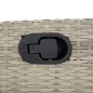 vidaXL 7-tlg. Garten-Essgruppe mit Kissen Hellgrau Poly Rattan vidaXL 7-tlg. Garten-Essgruppe mit Kissen Hellgrau Poly Rattan