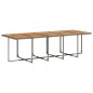 vidaXL 15-tlg. Garten-Essgruppe mit Kissen Grau Poly Rattan vidaXL 15-tlg. Garten-Essgruppe mit Kissen Grau Poly Rattan