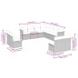 vidaXL 11-tlg. Garten-Sofagarnitur mit Kissen Hellgrau Poly Rattan vidaXL 11-tlg. Garten-Sofagarnitur mit Kissen Hellgrau Poly Rattan