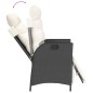 vidaXL 9-tlg. Garten-Essgruppe mit Kissen Schwarz Poly Rattan vidaXL 9-tlg. Garten-Essgruppe mit Kissen Schwarz Poly Rattan