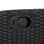 vidaXL 9-tlg. Garten-Essgruppe mit Kissen Schwarz Poly Rattan vidaXL 9-tlg. Garten-Essgruppe mit Kissen Schwarz Poly Rattan