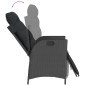 vidaXL 7-tlg. Garten-Essgruppe mit Kissen Schwarz Poly Rattan vidaXL 7-tlg. Garten-Essgruppe mit Kissen Schwarz Poly Rattan