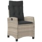 vidaXL 5-tlg. Garten-Essgruppe mit Kissen Hellgrau Poly Rattan vidaXL 5-tlg. Garten-Essgruppe mit Kissen Hellgrau Poly Rattan