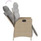 vidaXL 7-tlg. Garten-Essgruppe mit Kissen Beige Poly Rattan vidaXL 7-tlg. Garten-Essgruppe mit Kissen Beige Poly Rattan