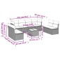 vidaXL 9-tlg. Garten-Sofagarnitur mit Kissen Schwarz Poly Rattan vidaXL 9-tlg. Garten-Sofagarnitur mit Kissen Schwarz Poly Rattan