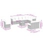 vidaXL 11-tlg. Garten-Sofagarnitur mit Kissen Hellgrau Poly Rattan vidaXL 11-tlg. Garten-Sofagarnitur mit Kissen Hellgrau Poly Rattan