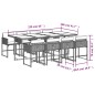 vidaXL 9-tlg. Garten-Essgruppe mit Kissen Beige Poly Rattan vidaXL 9-tlg. Garten-Essgruppe mit Kissen Beige Poly Rattan