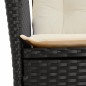 vidaXL 7-tlg. Garten-Essgruppe mit Kissen Schwarz Poly Rattan vidaXL 7-tlg. Garten-Essgruppe mit Kissen Schwarz Poly Rattan