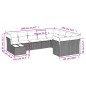 vidaXL 10-tlg. Garten-Sofagarnitur mit Kissen Braun Poly Rattan vidaXL 10-tlg. Garten-Sofagarnitur mit Kissen Braun Poly Rattan