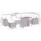 vidaXL 8-tlg. Garten-Sofagarnitur mit Kissen Beige Poly Rattan vidaXL 8-tlg. Garten-Sofagarnitur mit Kissen Beige Poly Rattan