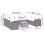 vidaXL 10-tlg. Garten-Sofagarnitur mit Kissen Hellgrau Poly Rattan vidaXL 10-tlg. Garten-Sofagarnitur mit Kissen Hellgrau Poly Rattan